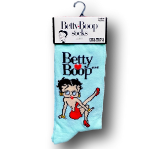3/$20 Betty Boop Funny Novelty Crew Socks - NWT